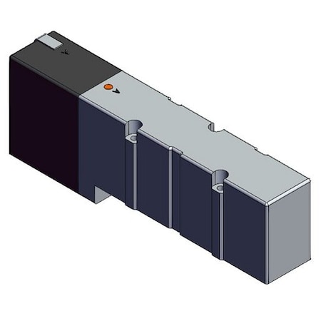 Smc Solenoid Valve, 5 Port, 4 Way, 2 Position, 24 VDC VQC4101-51